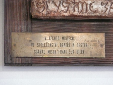 BÍLEK František - Praha 1, Staré Město, Nám. Franze Kafky, kostel sv. Mikuláše, sakristie