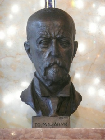MASARYK Tomáš Garrigue Prof. - Praha 1, Staré Město, Mariánské nám. 98/1, Městská knihovna, primátorské reprezentační prostory v 1. patře 